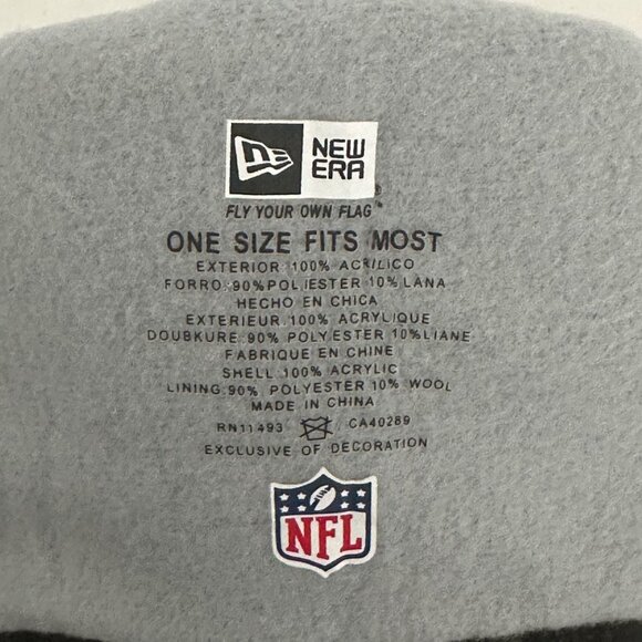 New Era On Field Carolina Panthers NFL Removeable Pom Beanie Football Athleisure - Picture 7 of 8